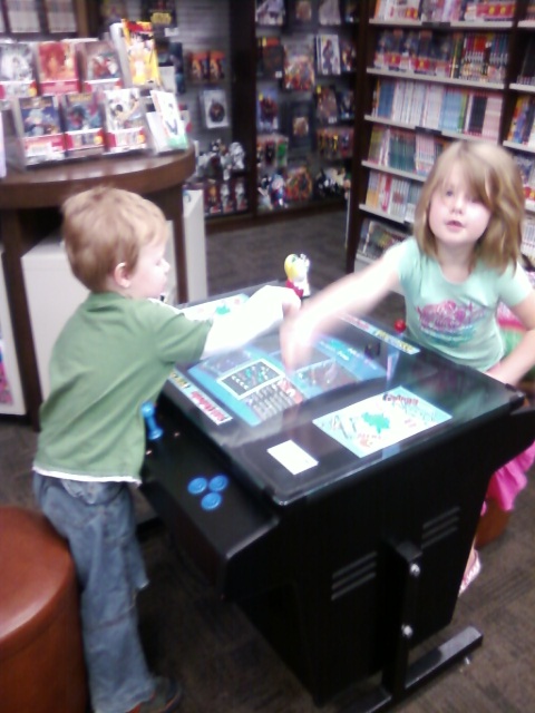 Pac-Man touch-screen style? (Not quite)